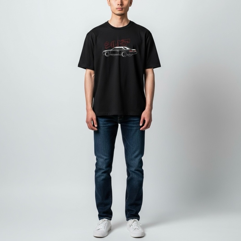 Nissan Silvia S13 Graphic T-Shirt Gildan 5XL Asphalt Car JDM Streetwear Tee
